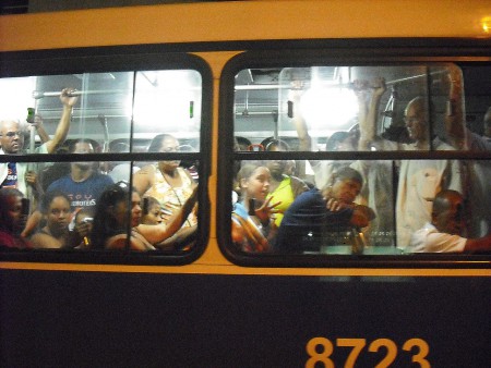 Nach der Arbeit eine scheinbar endlose Heimfahrt 